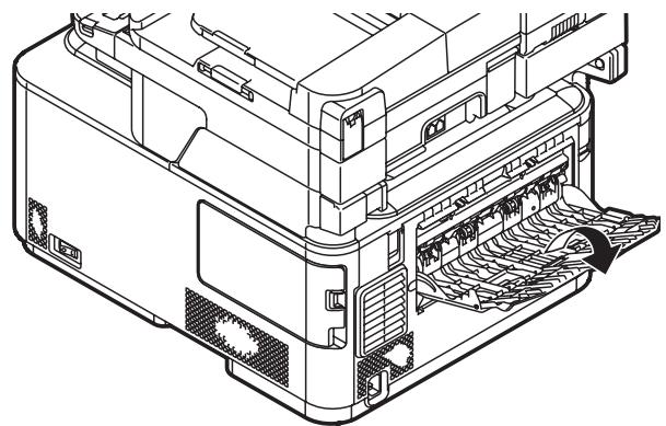 OKI CX2731MFP - Uso da saídaTRSaseira (escaninho de saída de face para cima) - 3