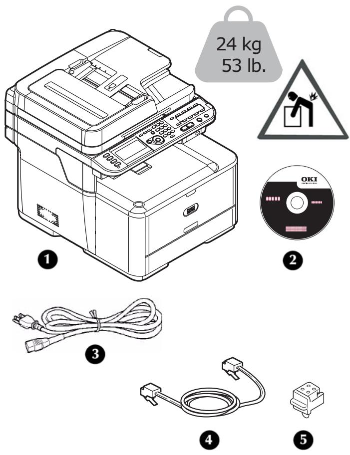 OKI CX2731MFP - Package Contents - 1