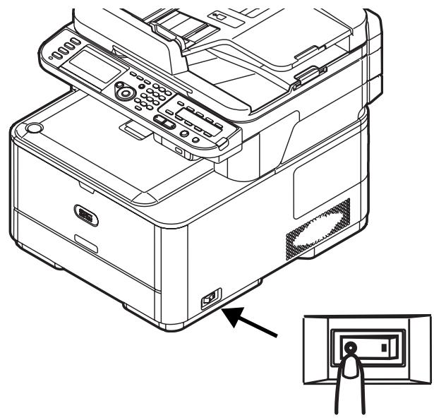 OKI CX2731MFP - Allumer l'appareil - 1