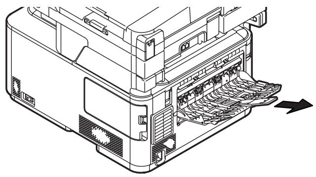 OKI CX2731MFP - Uso da saídaTRSaseira (escaninho de saída de face para cima) - 4