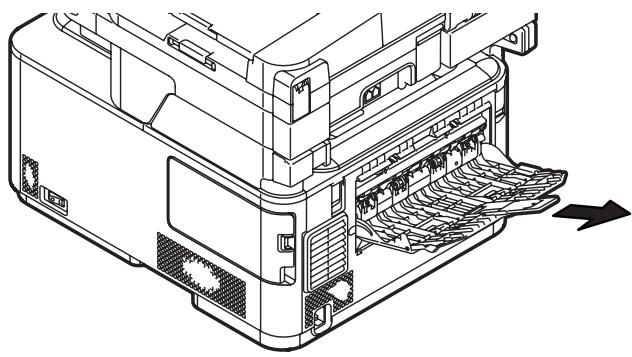 OKI CX2731MFP - Using the Rear Exit (Face Up Stacker) - 4