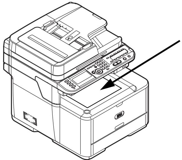 OKI CX2731MFP - Using the Top Exit (Face Down Stacker) - 1