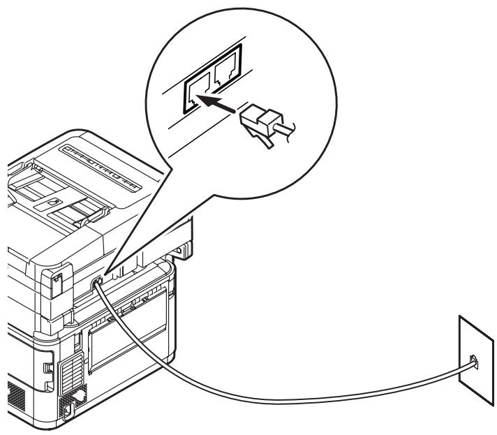 OKI CX2731MFP - Connexion pour télécopie uniquement - 1