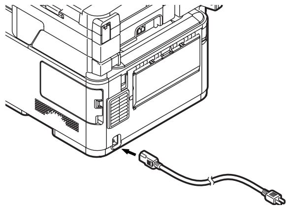 OKI CX2731MFP - Turning the Machine On - 2