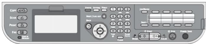 OKI CX2731MFP - The Control Panel - 1