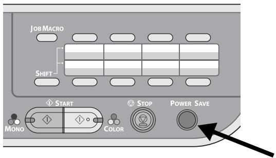OKI CX2731MFP - Tecla de economia de energia - 1