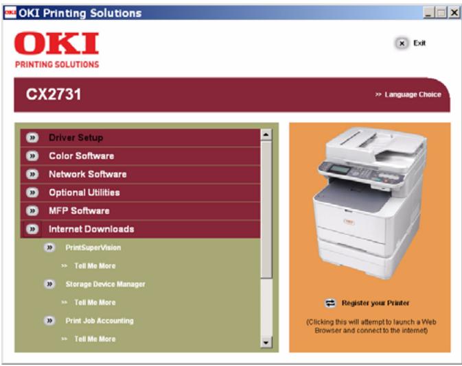 OKI CX2731MFP - Configurer une formule d'exploitation à partir d'un ordinateur avec une authentification par PIN (NIP) - 1
