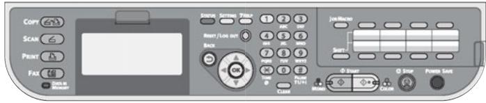 OKI CX2731MFP - Le panneau de commande - 1