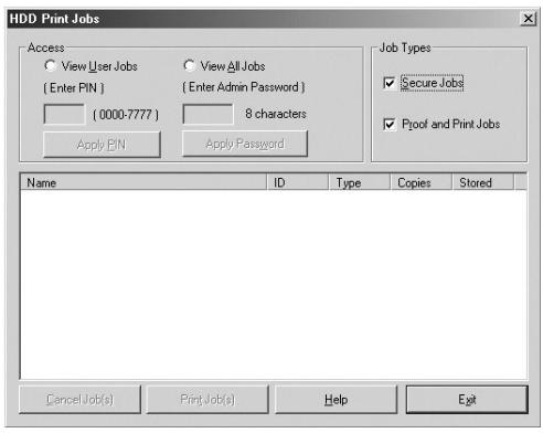 OKI ES1624N - HDD Print Jobs (Travaux d'impression du disque dur) - 1