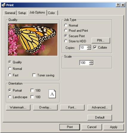 OKI ES2426DN - PCL ou postscript - 4