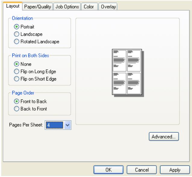 OKI ES2426DN - Pages multiples sur une seule feuille - 1