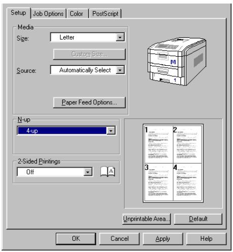 OKI ES2426DN - Pages multiples sur une seule feuille - 1