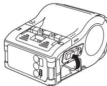 OKI LP441B - Installing and removing the Battery Pack - 1