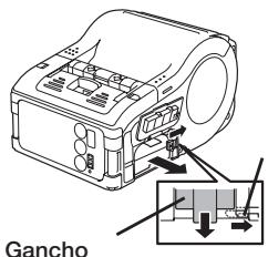 OKI LP441B - Instalación y remoción de la bateria - 3
