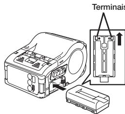 OKI LP441B - Colocação e remoção da bateria - 2