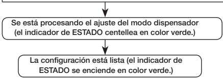 OKI LP441B - Cambio de designación del modo dispenser - 1