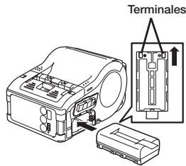 OKI LP441B - Instalación y remoción de la bateria - 2