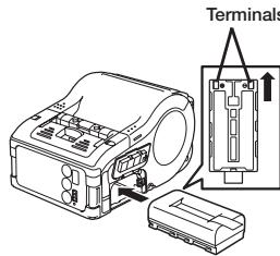 OKI LP441B - Installing and removing the Battery Pack - 2