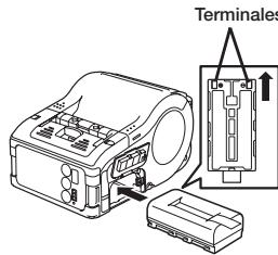 OKI LP441W - Instalación y remoción de la batería - 2