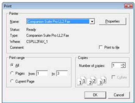 OKI MB290MFP - Send a fax from an application - 1