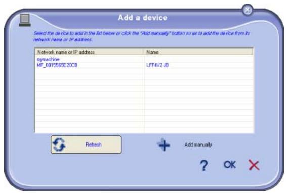 OKI MB290MFP - Adding a device connected to the network - 3