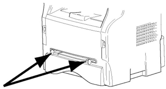 OKI MB290MFP - Paper insertion in the manual input tray - 3