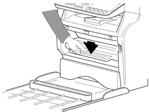 OKI MB290MFP - OPEN FRONT COVER REPLACE TONER - 2