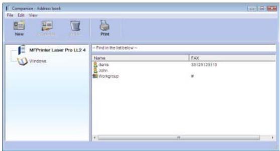 OKI MB290MFP - Add a group to the terminal address book - 1