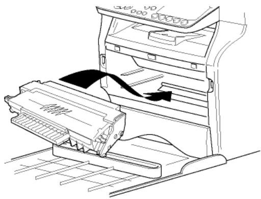 OKI MB290MFP - OPEN FRONT COVER REPLACE TONER - 1