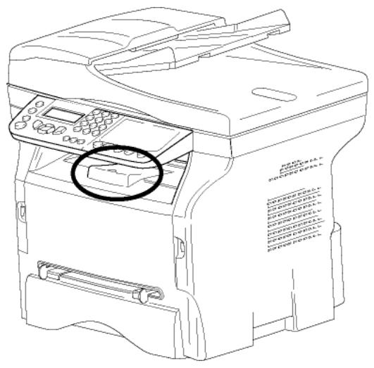OKI MB290MFP - Paper delivery stop - 1