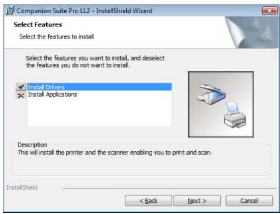 OKI MB290MFP - Installing the drivers using the Companion Suite Pro software - 3