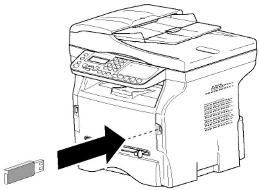 OKI MB290MFP - Connect your WLAN adaptor - 1