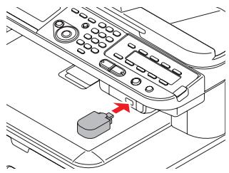 OKI MC351 - SCAN TO USB MEMORY - 1