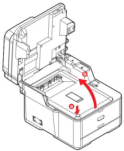 OKI MC351 - REPLACING THE TRANSFER BELT UNIT - 1