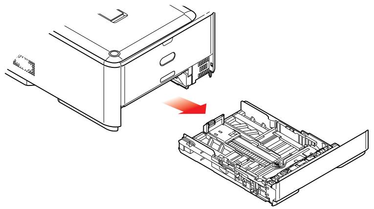 OKI MC351 - CASSETTE TRAYS - 1