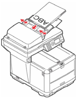 OKI MC360MFP - POSITIONNEMENT DES DOCUMENTS DANS L'ADF - 3