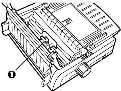 OKI ML 490 - Manipulation de la cartouche de ruban - 1