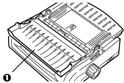 OKI ML 490 - Chargement du papier pour alimentation arrêtée depuis l'avant de l'imprimante - 3