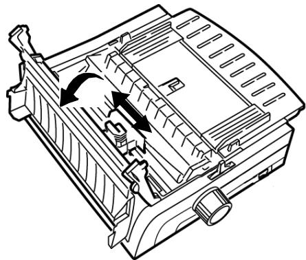 OKI ML 490 - Manipulation de la cartouche de ruban - 1