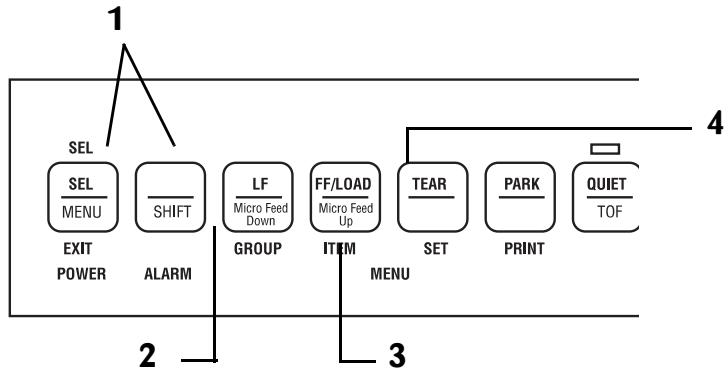 OKI ML 590 - Form Tear-Off Feature - 1