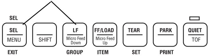 OKI ML 591 - Menu Mode - 1