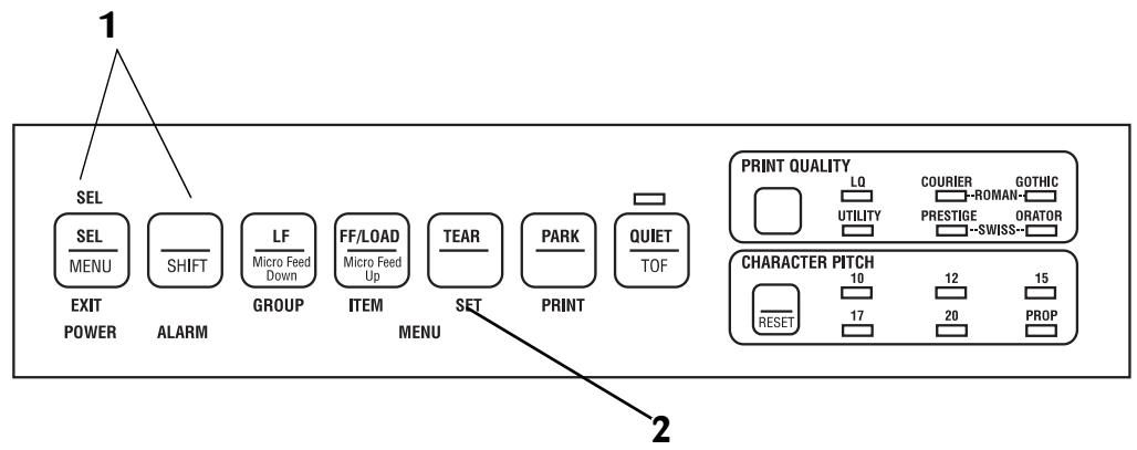 OKI ML 591 - Changing Emulations - 1