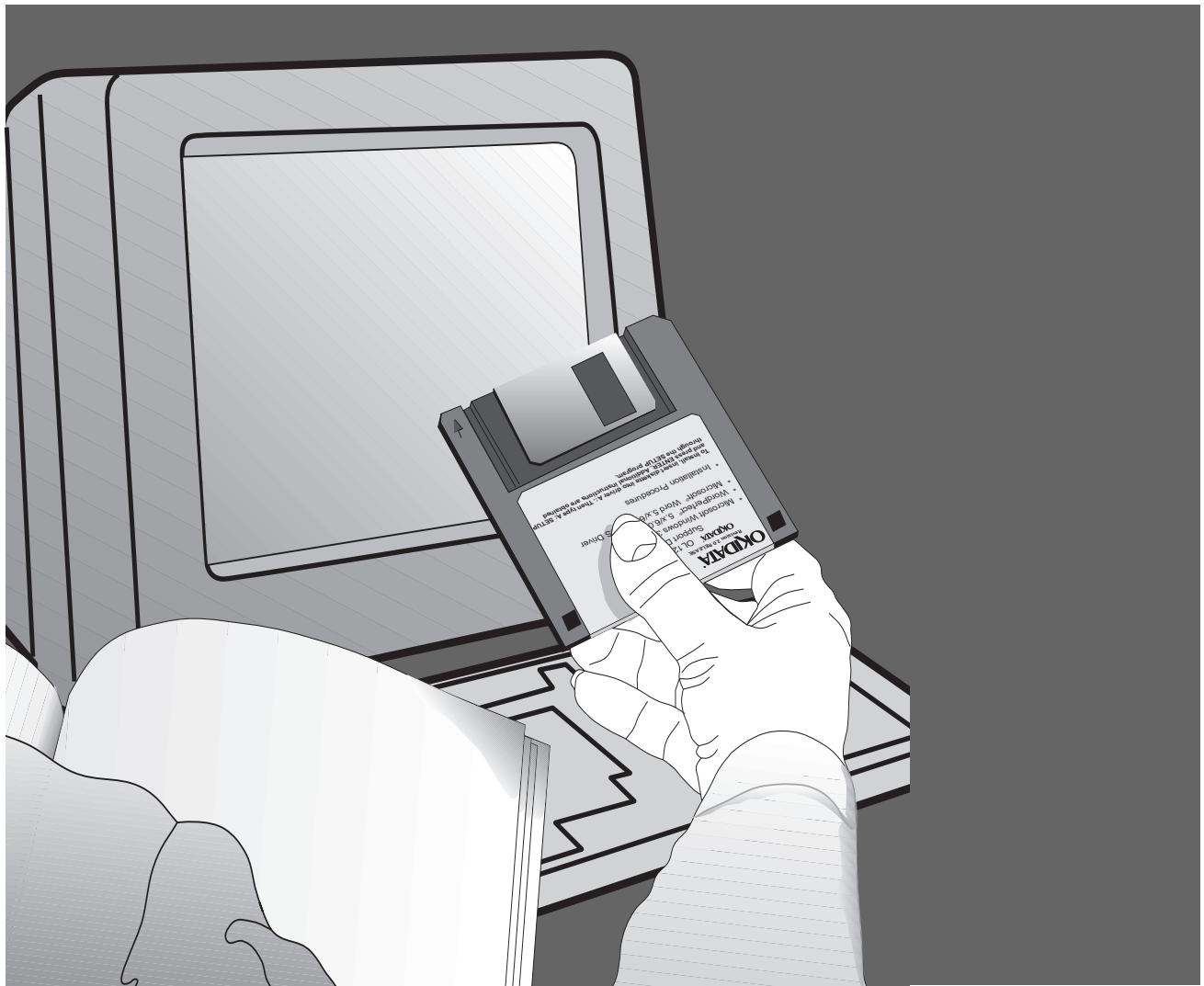 OKI ML 591N - O teste Rolling ASCII - 1