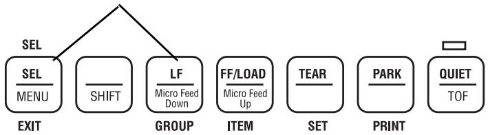 OKI ML 591N - Menu Mode - 1