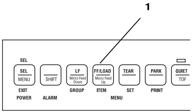 OKI ML 591N - Switching from Single-Sheet Paper to Continuous-Form Paper - 1