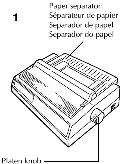 OKI ML 591N - Clearing Rear-Feed Paper Jams - 1