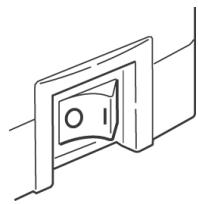 OKI ML 8810 - Install the Power Cord - 1