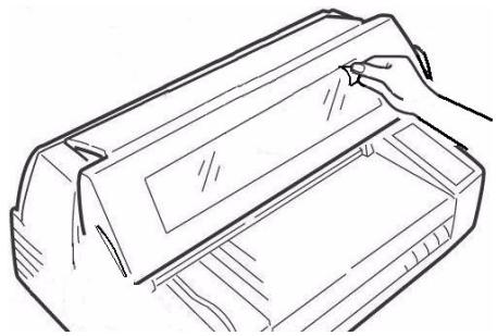 OKI ML 8810 - Retire la película protectora - 1