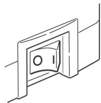OKI ML 8810 - Instale el cable de alimentación de energia - 1