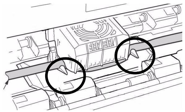 OKI ML 8810 - Instalación del cartucho de cinta - 11